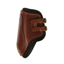 Load image into Gallery viewer, Leather Equitation Hind Boot with Impact Protective Removable Liners (Buckle Closures)
