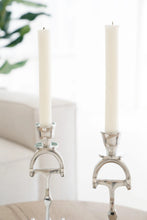 Load image into Gallery viewer, Huntley D Bit Pair of Candlesticks, Pair in Aluminum Silver Finish
