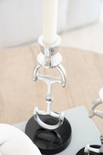 Load image into Gallery viewer, Huntley D Bit Pair of Candlesticks, Pair in Aluminum Silver Finish
