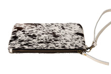 Load image into Gallery viewer, Huntley Equestrian Cowhide Wristlet Handbag Small with Zipper
