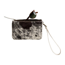 Load image into Gallery viewer, Huntley Equestrian Cowhide Wristlet Handbag Small with Zipper
