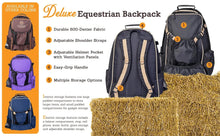 Load image into Gallery viewer, Huntley Equestrian Deluxe Equestrian Backpack
