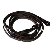 Load image into Gallery viewer, Huntley Equestrian Double Layer Web Grip Reins
