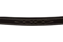 Load image into Gallery viewer, Huntley Equestrian Fancy Stitched Leather Halter Replacement Crown Piece
