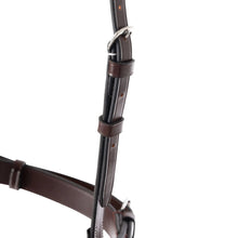 Load image into Gallery viewer, Huntley Equestrian Fancy Stitched Raised Crank Noseband
