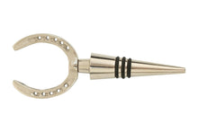 Load image into Gallery viewer, Huntley Equestrian Horse Shoe shaped Bottle Stopper
