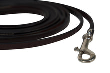 Load image into Gallery viewer, Huntley Equestrian Sedgwick Leather Draw Reins With Snap Ends
