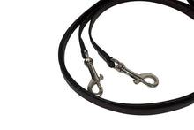 Load image into Gallery viewer, Huntley Equestrian Sedgwick Leather Draw Reins With Snap Ends
