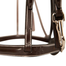 Load image into Gallery viewer, Huntley Equestrian Sedgwick Fancy Stitched Bridle with Cheek Clips and Reins
