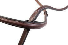 Load image into Gallery viewer, Huntley Equestrian Sedgwick Fancy Stitched Raised Standing Martingale
