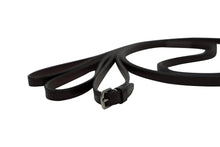 Load image into Gallery viewer, Huntley Equestrian Sedgwick Leather Draw Reins With Loop Ends
