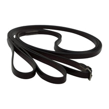 Load image into Gallery viewer, Huntley Equestrian Sedgwick Leather Draw Reins With Loop Ends
