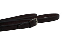 Load image into Gallery viewer, Huntley Equestrian Sedgwick Leather Draw Reins With Loop Ends
