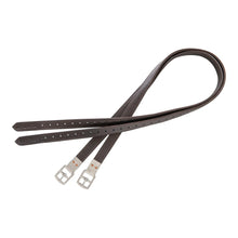 Load image into Gallery viewer, Huntley Equestrian Sedgwick Leather Flat Buckle Stirrup Leathers
