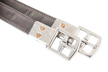 Load image into Gallery viewer, Huntley Equestrian Sedgwick Leather Flat Buckle Stirrup Leathers

