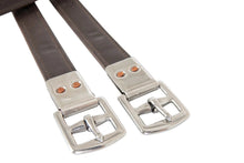 Load image into Gallery viewer, Huntley Equestrian Sedgwick Leather Flat Buckle Stirrup Leathers
