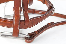 Load image into Gallery viewer, Huntley Equestrian Sedgwick Traditional Cheek Pieces
