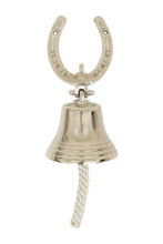Load image into Gallery viewer, Huntley Equestrian Wall Mounted Horse Shoe with Bell
