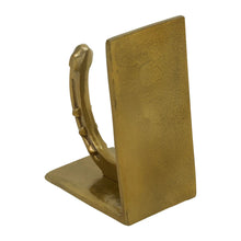 Load image into Gallery viewer, Huntley Horse shoe Bookends, Pair, Brass Antique Finish
