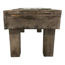 Load image into Gallery viewer, Huntley Pet Berjen Table Elevated Double Bowl Pet Feeder, Brown Wash
