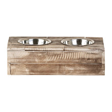 Load image into Gallery viewer, Huntley Pet Elevated Dog and Cat Double Bowl Feeder
