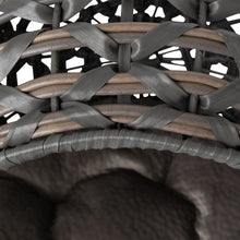 Load image into Gallery viewer, Huntley Pet Hemisphere Rattan Pet Bed, Elevated With Cushion
