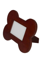 Load image into Gallery viewer, Huntley Pet Leather Bone Shaped Picture Frame, 4x6
