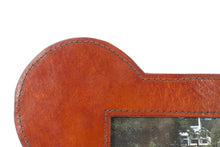 Load image into Gallery viewer, Huntley Pet Leather Bone Shaped Picture Frame, 4x6
