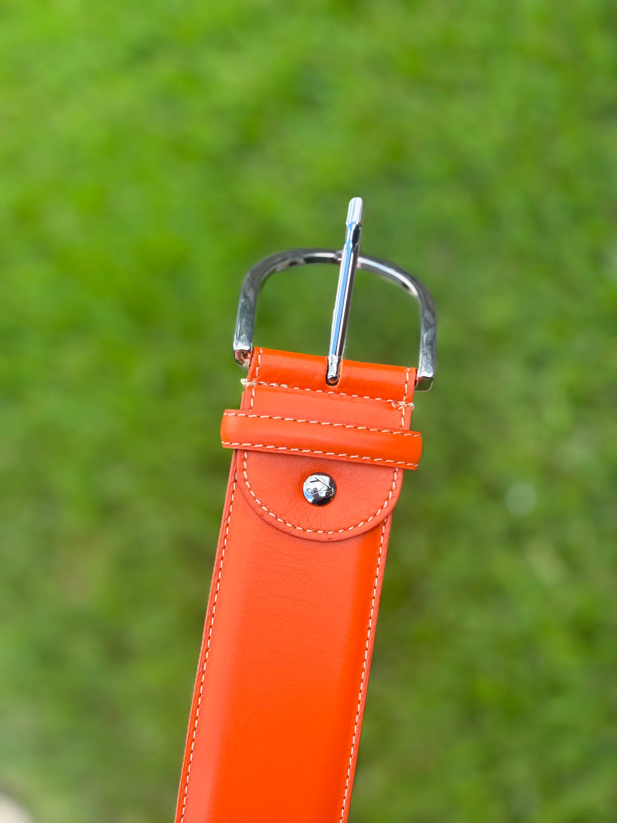 T.S. Leather Contrast Belt