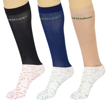 Load image into Gallery viewer, Ecorider By TuffRider Ladies 3 Pack Socks

