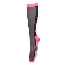 Load image into Gallery viewer, TuffRider NEON VENTILATED ARGYLE SOCKS
