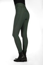 Load image into Gallery viewer, HKM Jil High Waist- Sil. Knee Patch Ladies Riding Leggings

