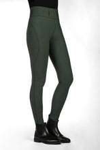 Load image into Gallery viewer, HKM Jil High Waist- Sil. Knee Patch Ladies Riding Leggings
