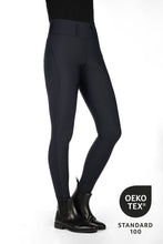 Load image into Gallery viewer, HKM Jil High Waist- Sil. Knee Patch Ladies Riding Leggings
