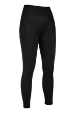 Load image into Gallery viewer, HKM Jil High Waist- Sil. Knee Patch Ladies Riding Leggings
