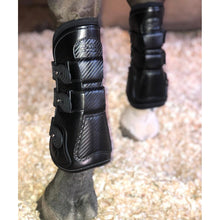 Load image into Gallery viewer, Estrella' Carbon Leather Tendon Boots
