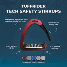 Load image into Gallery viewer, TuffRider Tech Safety Stirrups
