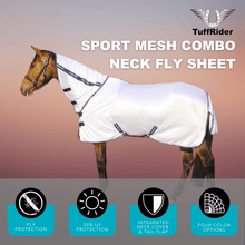 Load image into Gallery viewer, TuffRider Sport Mesh Combo Neck Fly Sheet
