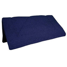 Load image into Gallery viewer, Double Thick Fleece Western Saddle Pad: Black
