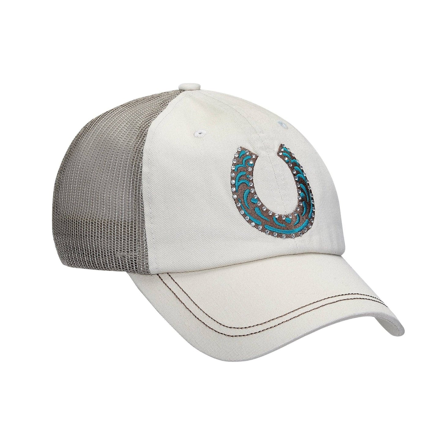 AWST Int'l Rhinestone Horseshoe Cap