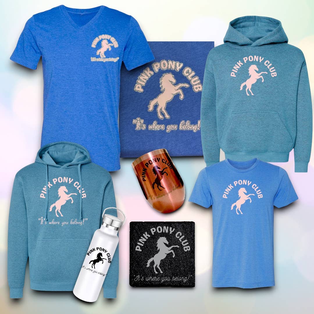 YOUTH PINK PONY CLUB HOODIE