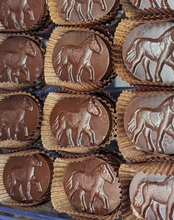 Load image into Gallery viewer, 15% OFF Dark Horse Chocolates Peppermint Ponies 6 pc Gable Box
