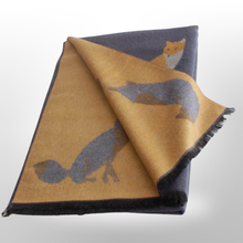 Load image into Gallery viewer, 🎁Tallyho Mr Fox Soft Winter Scarf Shawl
