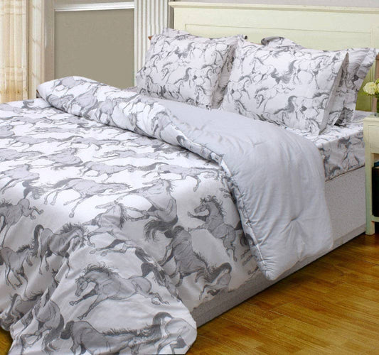 AWST Int'l "Lila" Elegant Horse Comforter Set