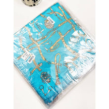 Load image into Gallery viewer, Satin Belt Pattern Print Scarf
