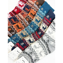 Load image into Gallery viewer, 🎁Reindeer Print Cozy Cabin Socks
