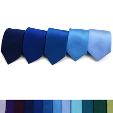 Load image into Gallery viewer, Boys Solid Micro Fiber Poly Woven tie: White
