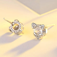 Load image into Gallery viewer, 🎁Sterling Silver Fox Stud Earrings
