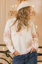 Load image into Gallery viewer, Star Embroidered Sweater

