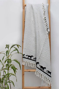 AWST Int'l Cotton Throw Horses